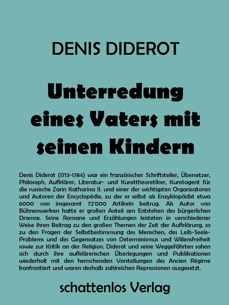 Unterredung eines Vaters mit seinen Kindern
