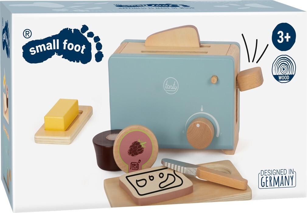 Image of Small Foot - Wooden Toaster Set