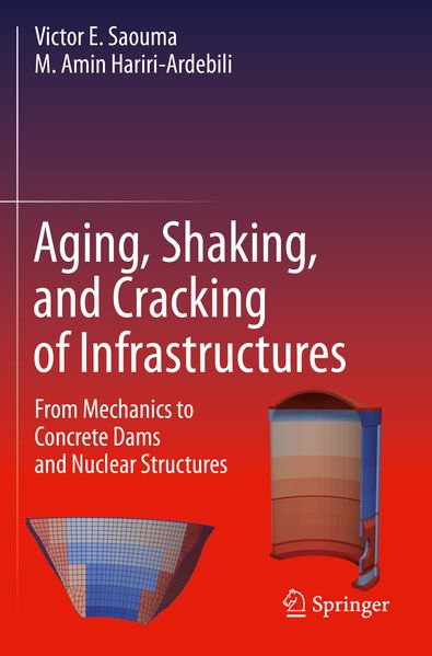 Aging Shaking and Cracking of Infrastructures