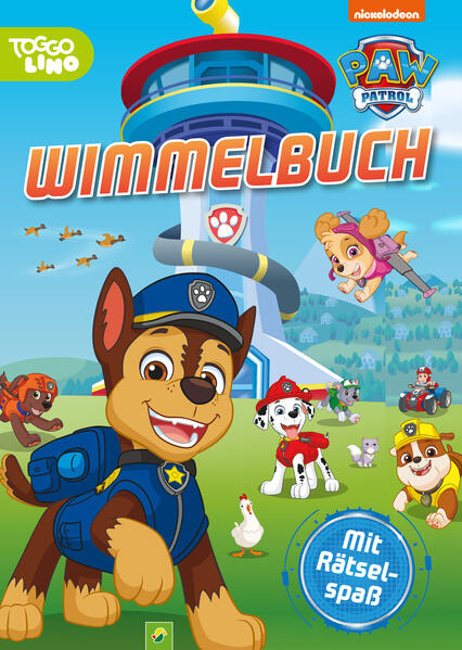 Image of PAW Patrol Wimmelbuch. Mit Rätselspaß. Für Kinder ab 3 Jahren