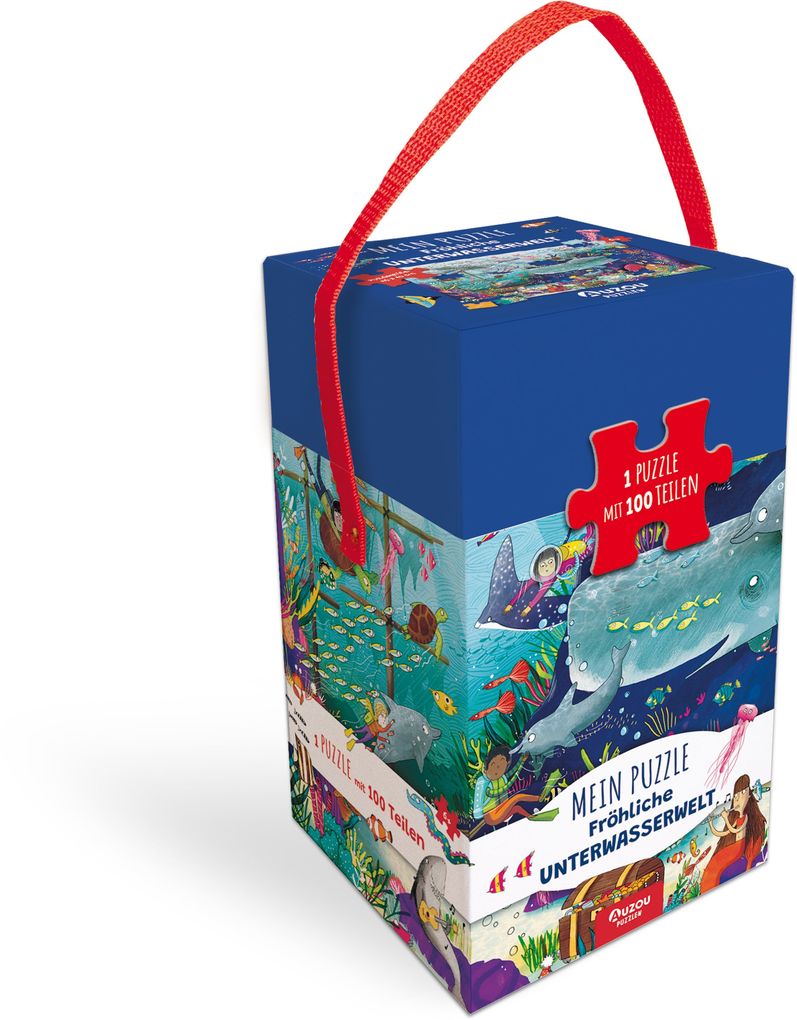 Auzou Mein Puzzle - Fröhliche Unterwasserwelt