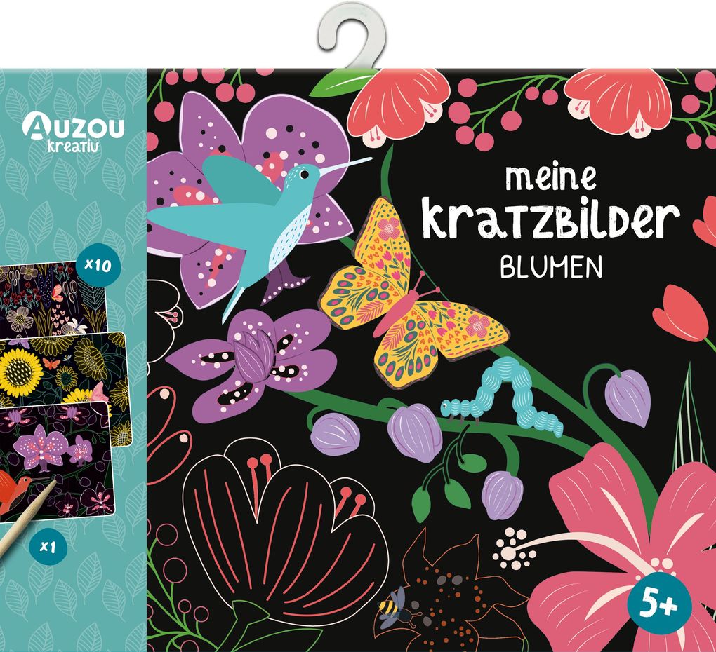 Auzou Meine Kratzbilder - Blumen