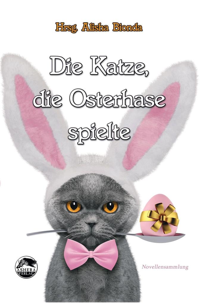 Die Katze die Osterhase spielte