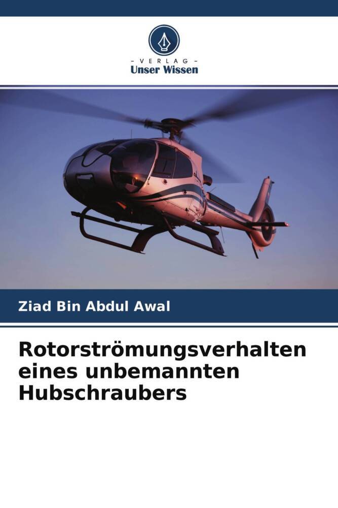 Rotorströmungsverhalten eines unbemannten Hubschraubers