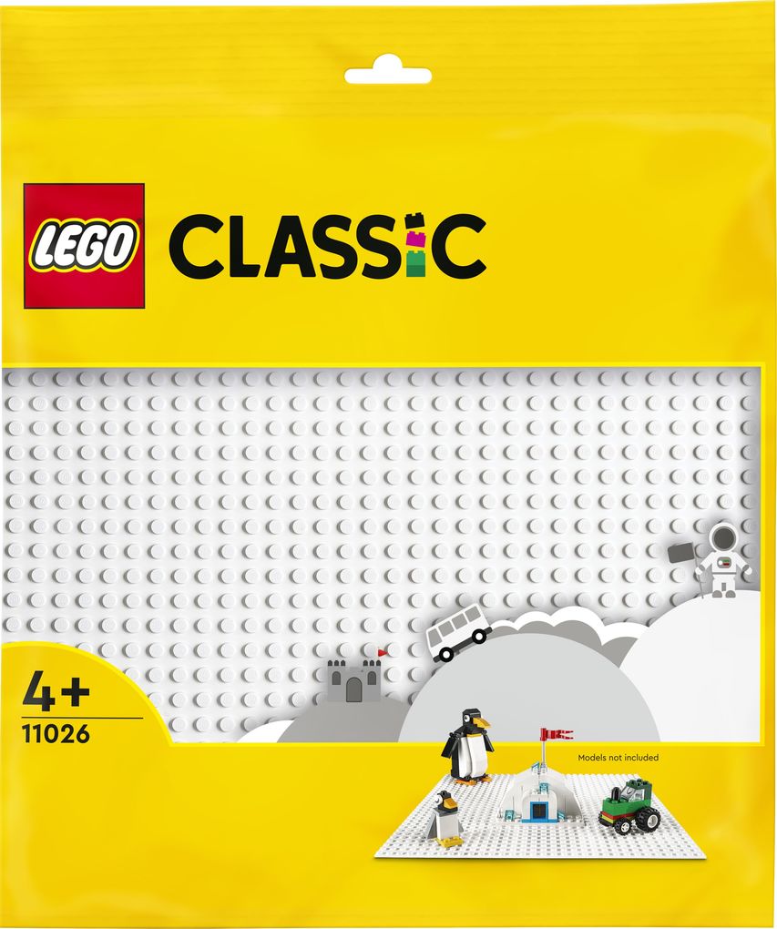 Image of 11026 Classic Weiße Bauplatte, Konstruktionsspielzeug