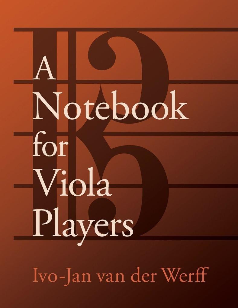 Notebook for Viola Players
