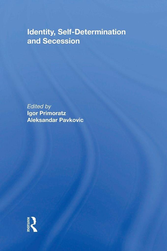 Identity Self-Determination and Secession