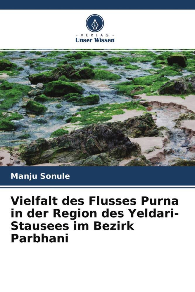Vielfalt des Flusses Purna in der Region des Yeldari-Stausees im Bezirk Parbhani