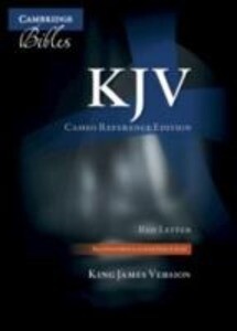 KJV Cameo Reference Edition Blue Goatskin Leather Red-Letter Text Kj456: Xre