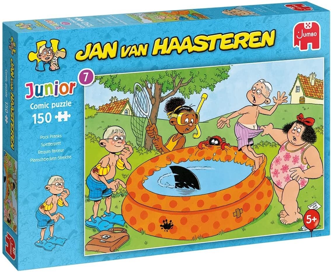 Jan van Haasteren Junior - Streiche im Pool - 150 Teile