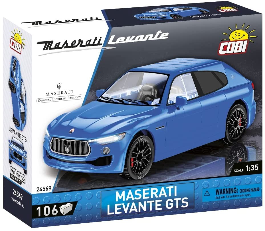 COBI 24569 - Maserati Levante GTS Blau Luxus-Sportwagen Bausatz
