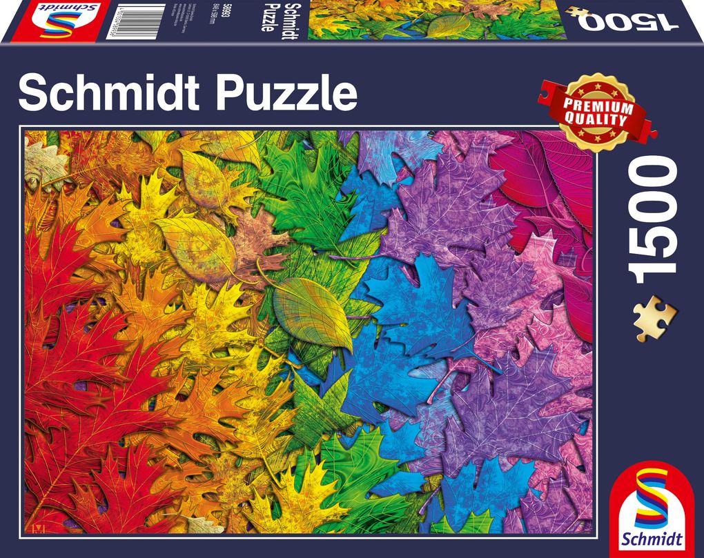 Image of Schmidt 58993 - Bunter Blätterwald, Puzzle, 1500 Teile