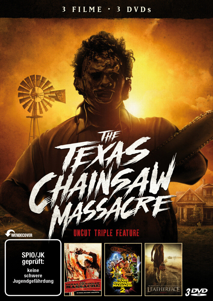 The Texas Chainsaw Massacre - Uncut Triple-Feature 3 DVDs