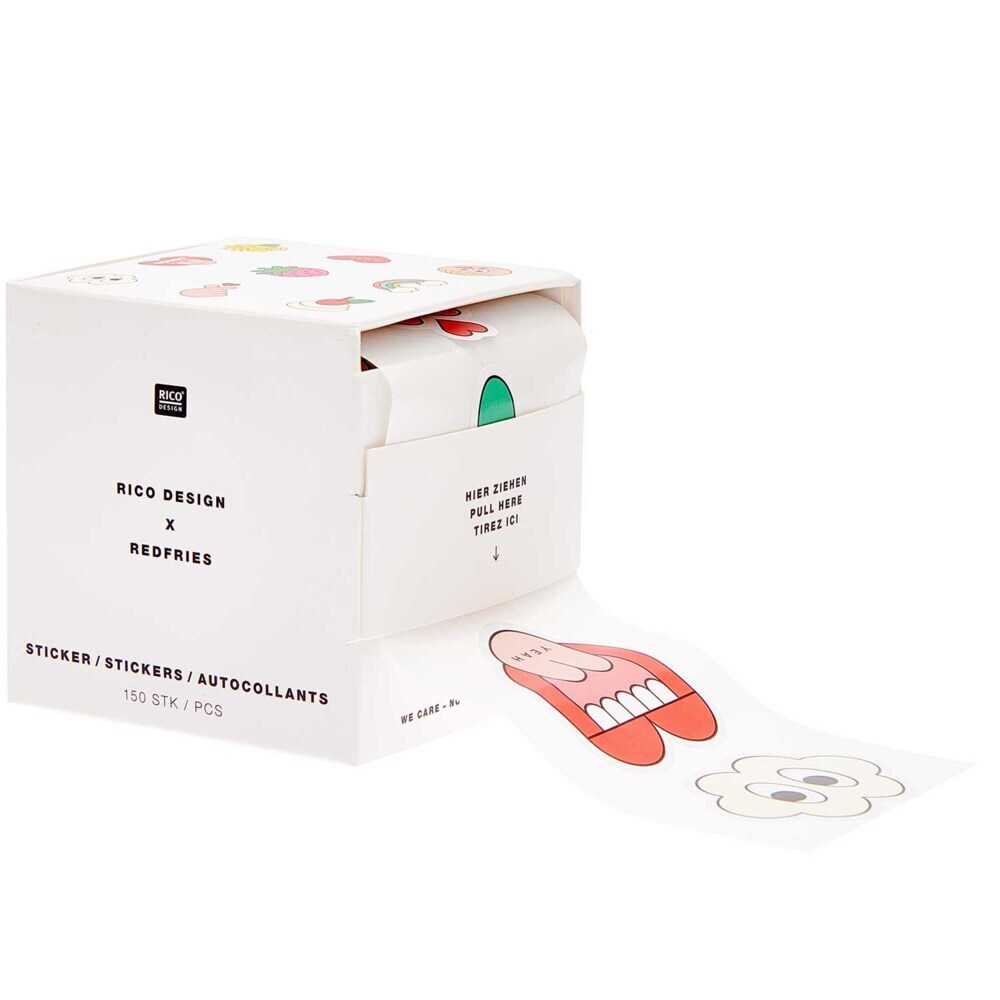 EYE CANDY Sticker 150 Stk 50 mm FSC MIX