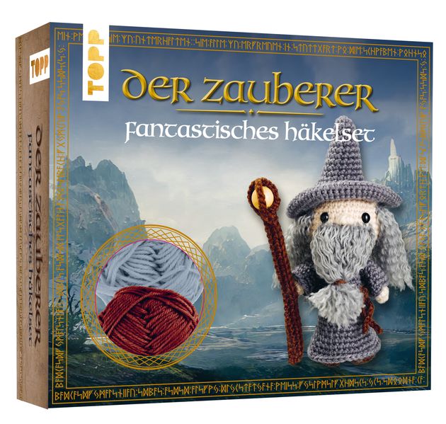 Fantastisches Häkelset Zauberer