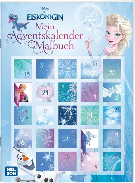 Image of Disney Die Eiskönigin: Mein Adventskalender-Malbuch