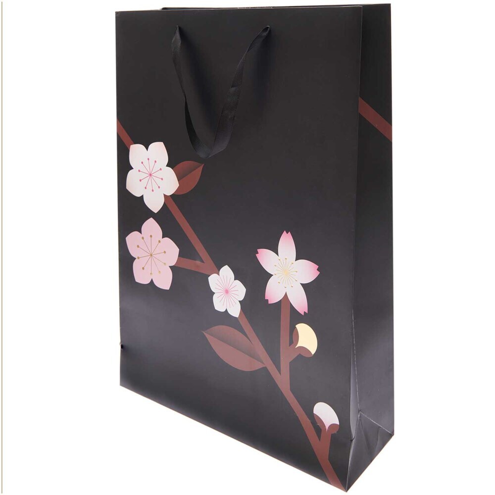 Geschenktüte Sakura Sakura schwarz FSC MIX