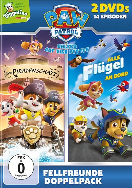 Paw Patrol - Der Piratenschatz & Alle Flügel an Bord