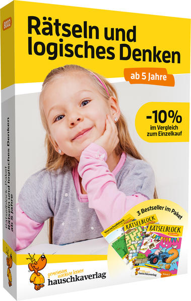 Image of Rätselblock-Paket Ab 5 Jahre - Rätseln Und Logisches Denken - Linda Bayerl, Ulrike Maier, Gebunden