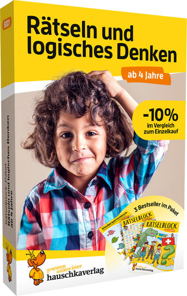 Image of Rätselblock-Paket: Rätseln und logisches Denken! ab 4 Jahre