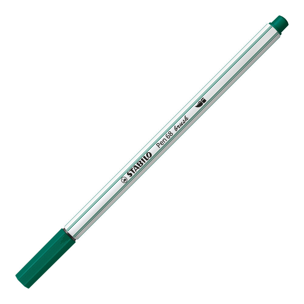 STABILO Pen 68 brush blaugrün