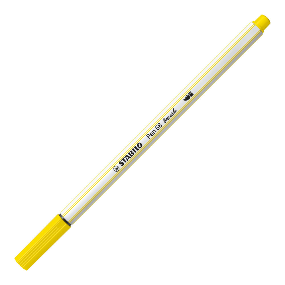 STABILO Pen 68 brush zitronengelb