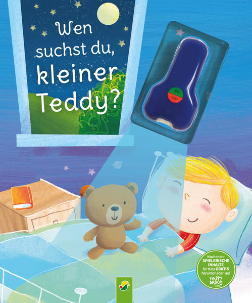 Image of Wen suchst du kleiner Teddy? (Mit UV-Licht-Taschenlampe)