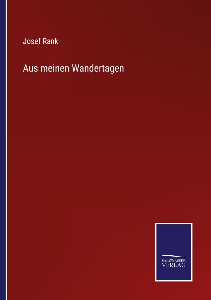 Aus meinen Wandertagen