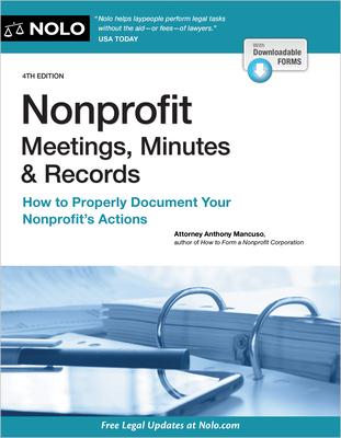 Nonprofit Meetings Minutes & Records: How to Properly Document Your Nonprofit‘s Actions