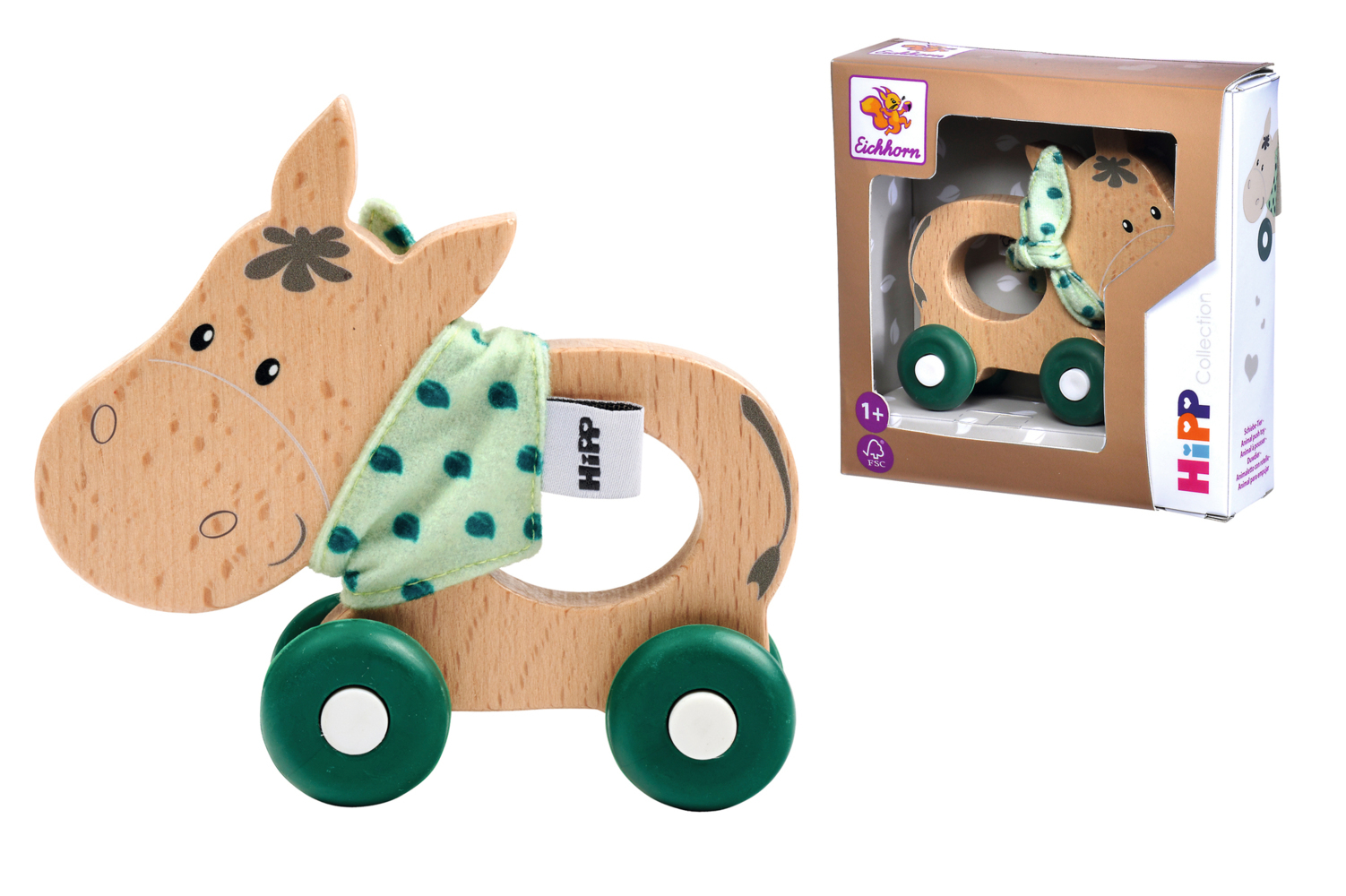 Eichhorn Baby HIPP Schiebe-Esel