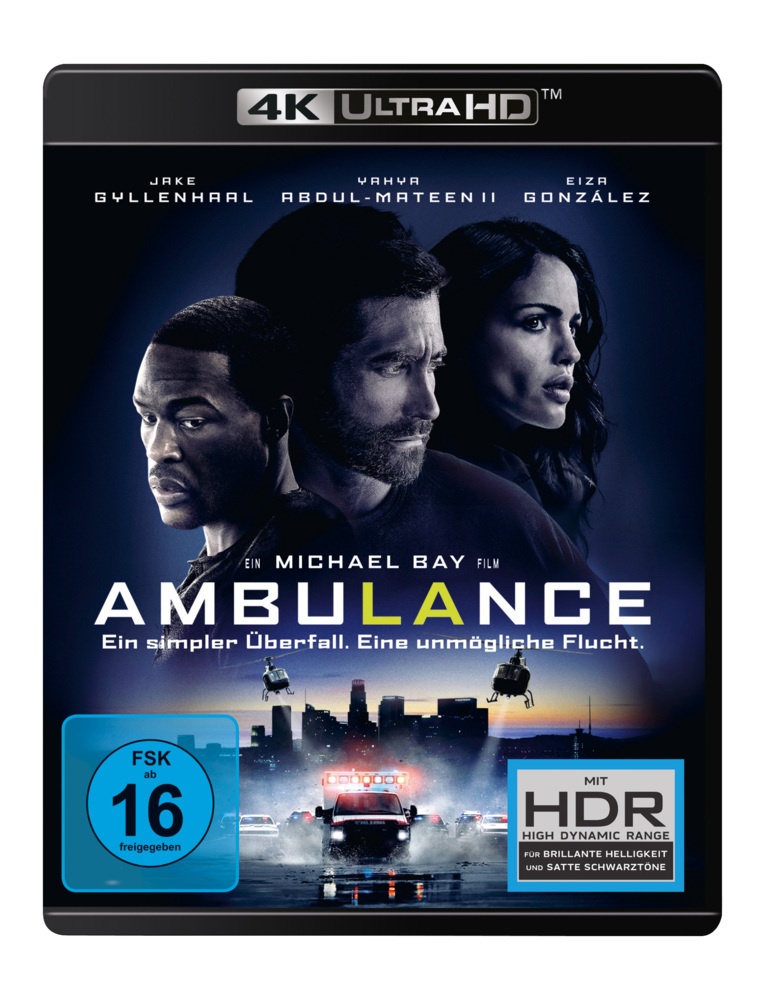 Ambulance 4K 1 UHD Blu-ray 1 Blu Ray Disc