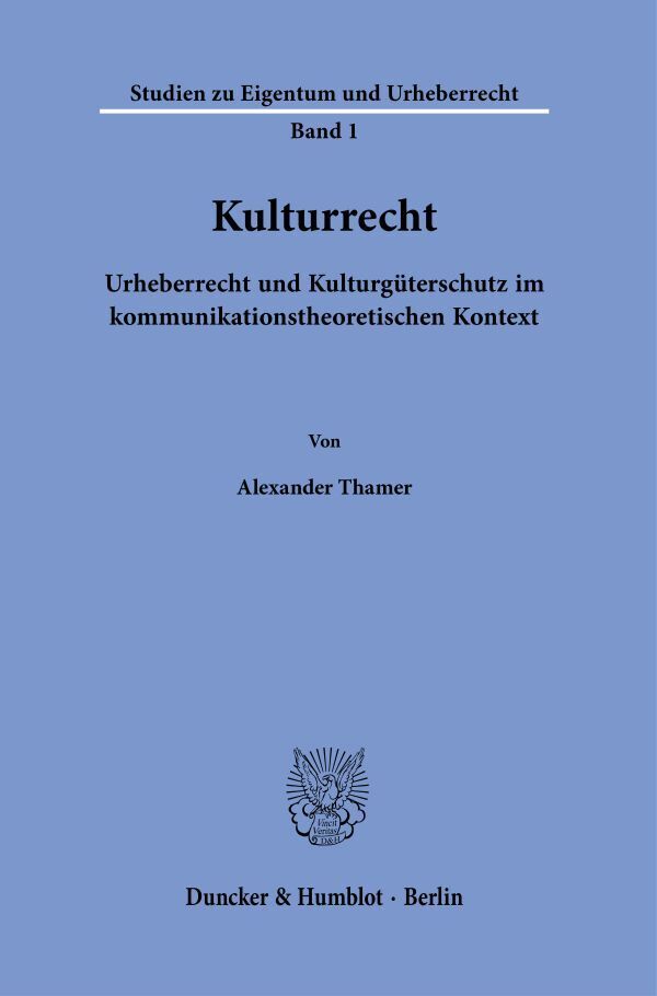 Kulturrecht.