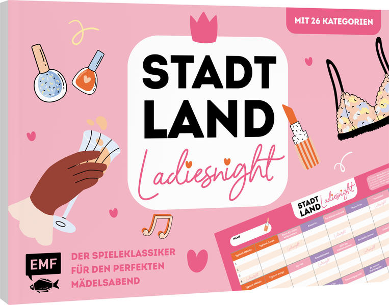 Image of Stadt Land Ladiesnight - Der Spieleklassiker für den perfekten Mädelsabend