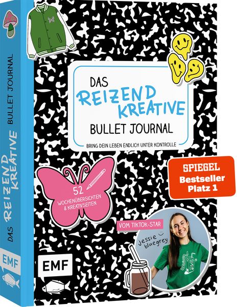 Edition Michael Fischer Das Reizend Kreative Bullet Journal - Vom Tiktok-Star Jessiebluegrey - Bring Dein Leben Endlich Unter Kontrolle