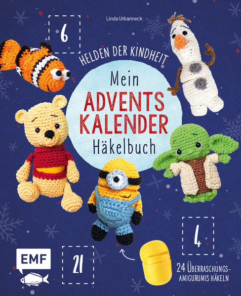 Image of Mein Adventskalender-Häkelbuch: Helden der Kindheit