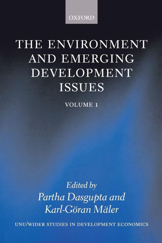 The Environment and Emerging Development Issues