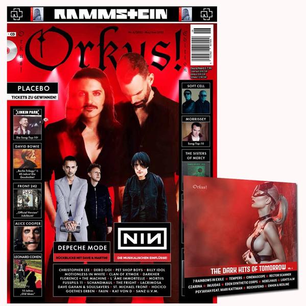 Orkus! Edition Nr. 5 / Nr. 6 - Mai/Juni 2022 mit PLACEBO RAMMSTEIN DEPECHE MODE NINE INCH NAILS