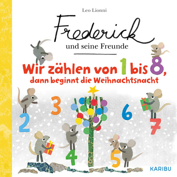 Image of Frederick Und Seine Freunde - Wir Zählen Von 1 - 8, Dann Beginnt Die Weihnachtsnacht - Leo Lionni, Pappband