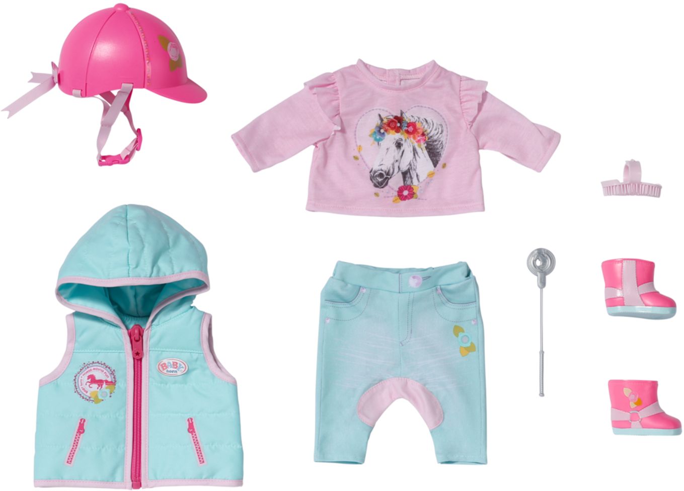 Image of BABY born® Deluxe Puppenausstattung Reiter-Outfit, mehrfarbig