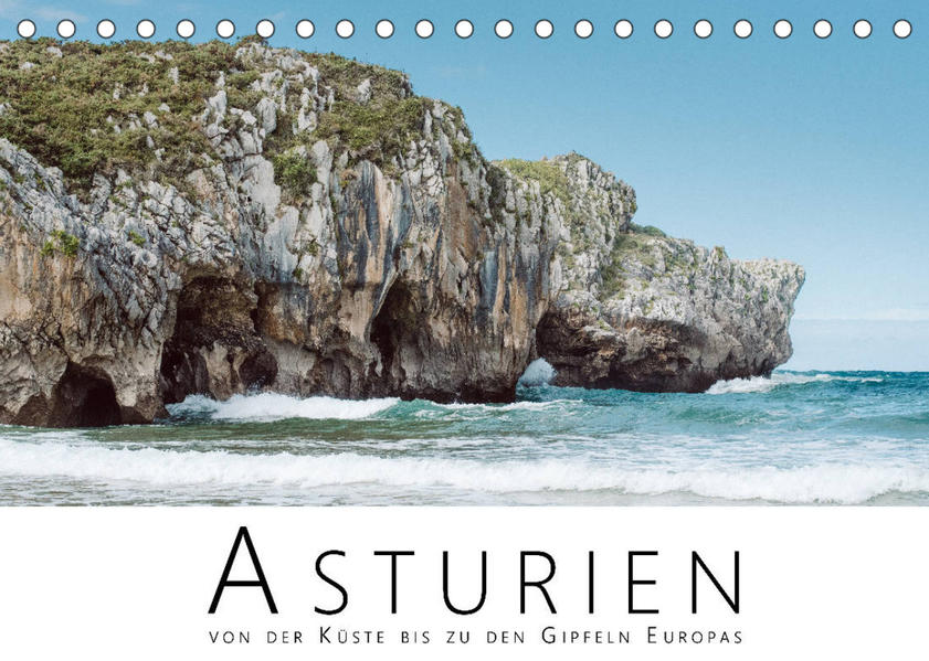 Asturien - Von der Küste bis zu den Gipfeln Europas (Tischkalender 2023 DIN A5 quer)