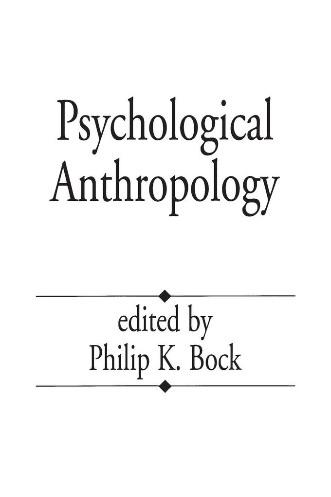 Psychological Anthropology