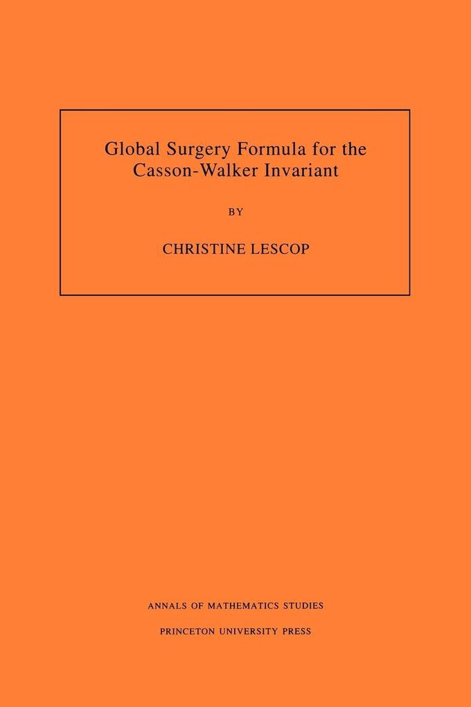 Global Surgery Formula for the Casson-Walker Invariant