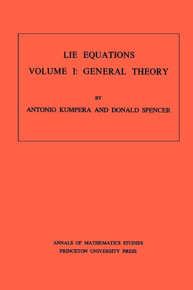 Lie Equations Vol. I