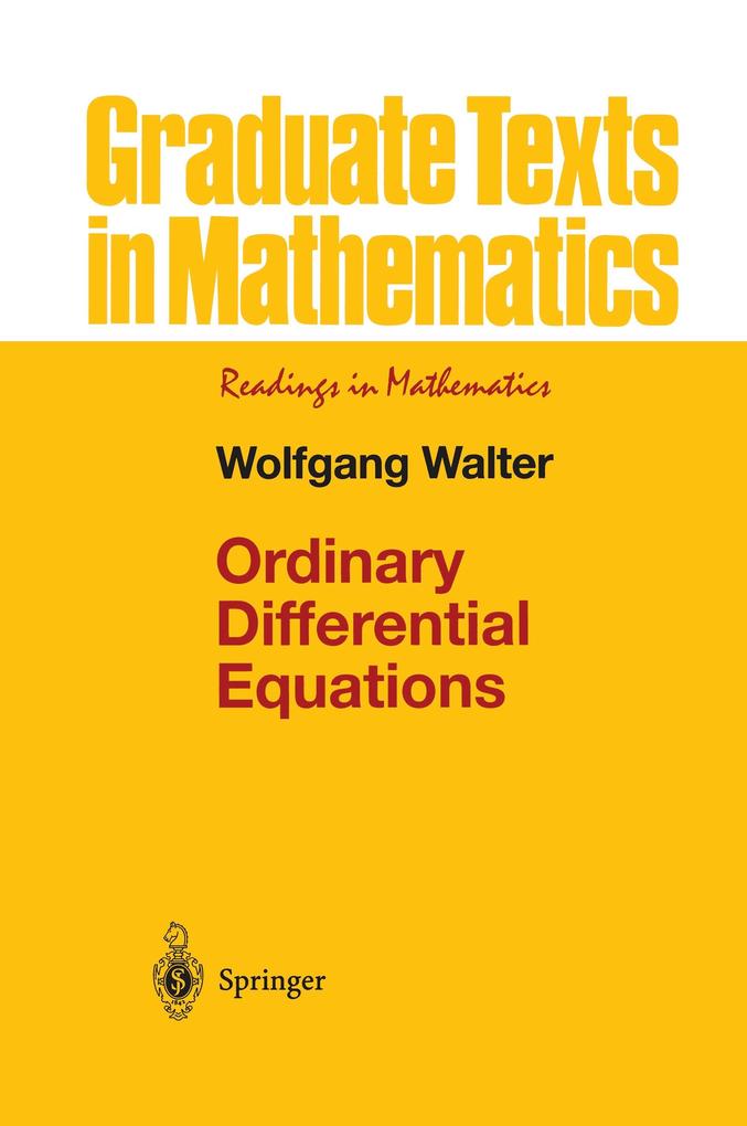 Ordinary Differential Equations - Wolfgang Walter