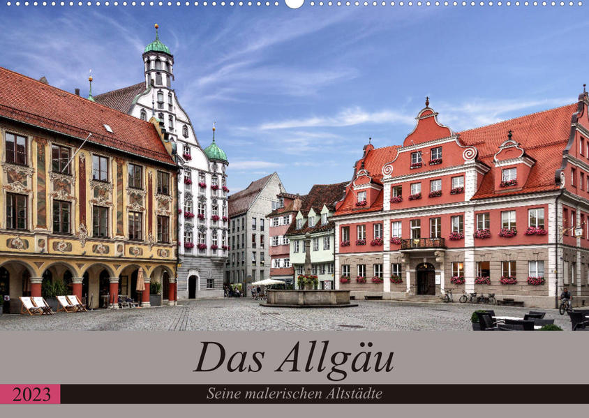 Image of Das Allgäu - Seine malerischen Altstädte (Wandkalender 2023 DIN A2 quer)