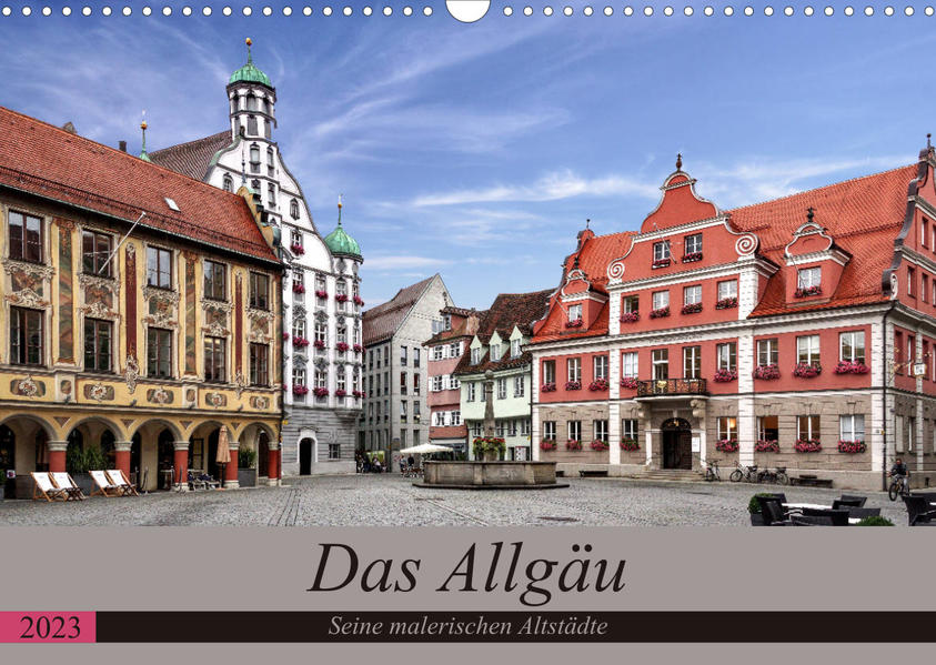 Image of Das Allgäu - Seine malerischen Altstädte (Wandkalender 2023 DIN A3 quer)