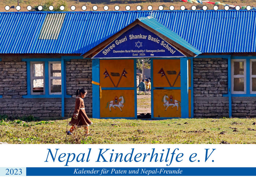 Image of Kalender 2023 der Nepal Kinderhilfe e.V. (Tischkalender 2023 DIN A5 quer)