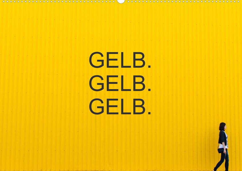 Image of Gelb. Gelb. Gelb. (Wandkalender 2023 DIN A2 quer)