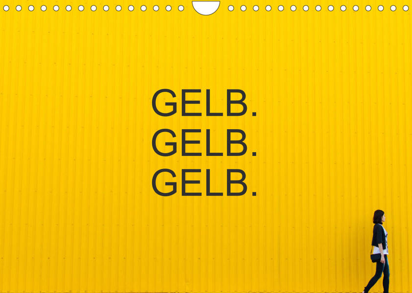 Image of Gelb. Gelb. Gelb. (Wandkalender 2023 DIN A4 quer)