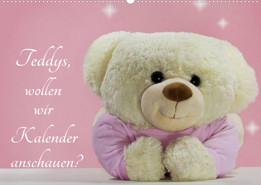 Image of Teddys wollen wir Kalender anschauen? (Wandkalender 2023 DIN A2 quer)